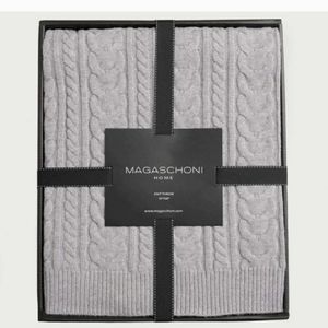 Magaschoni  cable knit Throw